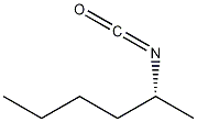 (R)-(-)-2-己基异氰酸酯结构式