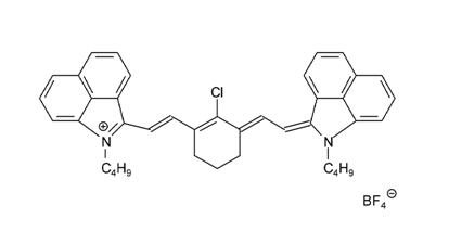 1-Butyl-2-(2-[3-[2-(1-butyl-1H-benzo[cd]indol-2-ylidene)-ethylidene]-2-chloro-cyclohex-1- enyl]-vinyl)-benzo[cd]indolium tetrafluoroborate