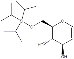 6-o-(三异丙基甲硅烷基)-D-葡萄糖醛结构式