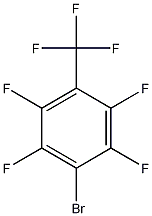 4-溴-2,3,5,6-四氟三氟甲苯结构式