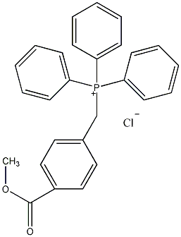 4-羰基甲氧基苄基三苯基氯化磷结构式