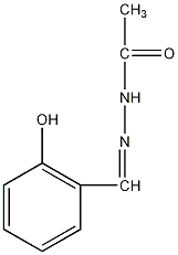 (2-羟基苯亚甲基)乙酰肼结构式