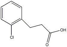 3-(2-氯苯基)丙酸结构式