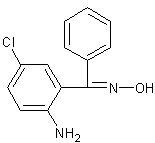 2-Amino-5-chlorobenzophenone oxime, mixture of syn and anti isomers