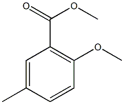 2-甲氧基-5-甲基苯酸甲酯结构式