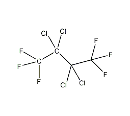 六氟-2,2,3,3-四氯丁烷结构式