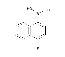 4-氟萘-1-硼酸结构式