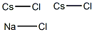 氯化铯/氯化钠(2:1)结构式