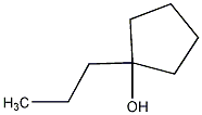 1-正-丙基环戊醇结构式