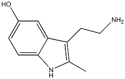 2-甲基-5-羟基色氨酸盐酸结构式