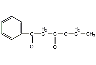 苯甲酰乙酸乙酯结构式