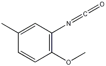 2-甲氧基-5-甲基苯基异氰酸酯结构式