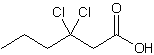 2,2-二氯戊酸结构式