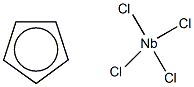 四氯化环戊二烯鈮结构式