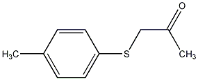 4-(甲苯基硫代)丙酮结构式