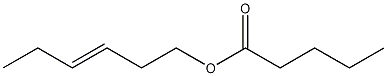 n-戊酸cis-3-己烯-1-基酯结构式