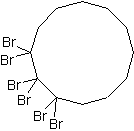 六溴环十二烷结构式