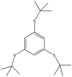 1,3,5-三(亚丁基硫)苯结构式