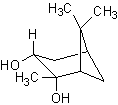 (1S,2S,3R,5S)-2,3-蒎烷二醇结构式