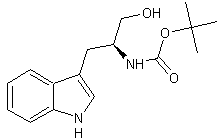 N-α-(叔丁氧基羰基)-L-色氨醇结构式