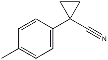 1-对甲苯基环丙腈结构式
