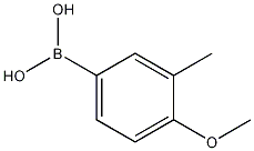 4-甲氧基-3-甲基苯硼酸结构式