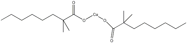 新癸酸铜(II)~60%甲苯溶液结构式