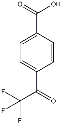 4-(三氟乙酰基)苯甲酸结构式