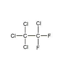 1,1-二氟四氯乙烷结构式