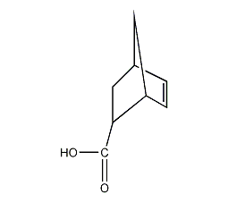 (1R,2R,4R)-双环[2.2.1]庚-5-烯-2-羧酸结构式