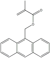 甲基丙烯酸-9-蒽基甲酯结构式
