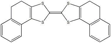 二(4,5-二氢萘并[1,2-d])四硫富瓦烯结构式