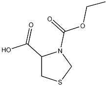 3-乙基(-)-噻唑烷-3,4-乙二酸结构式