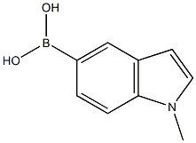 1-甲基-5-吲哚硼酸结构式