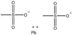 甲磺酸铅(II)溶液结构式