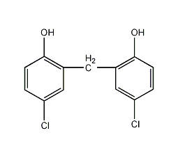 亚甲基双对氯酚结构式