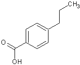 4-正丙基苯甲酸结构式