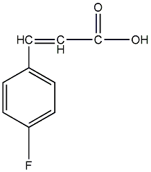 4-氟肉桂酸结构式