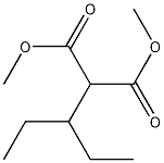 (1-乙基丙基)丙二酸二甲酯结构式
