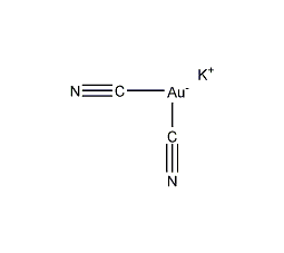 氰金(I)酸钾结构式