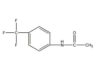 4-(三氟甲氧基)乙酰苯胺结构式