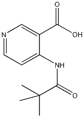 4-新戊酰基氨基烟酸结构式