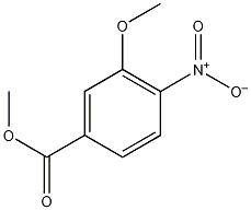 3-甲氧基-4-硝酸苯甲酸甲酯结构式