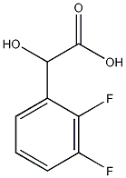 2,3-二氟苯基乙醇酸结构式