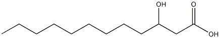 (±)-3-羟基月桂酸结构式