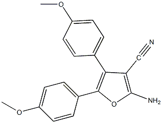 2-Amino-4,5-bis(4-methoxyphenyl)furan-3-carbonitrile