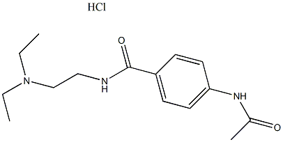 乙酰普鲁卡因胺盐酸盐结构式