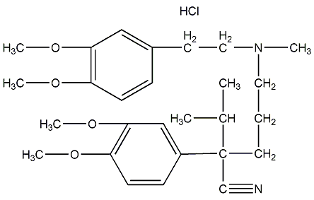 维拉帕米盐酸盐结构式