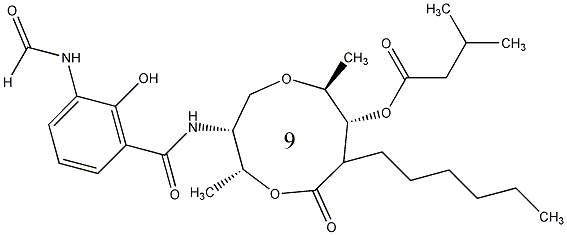 抗雷素A结构式