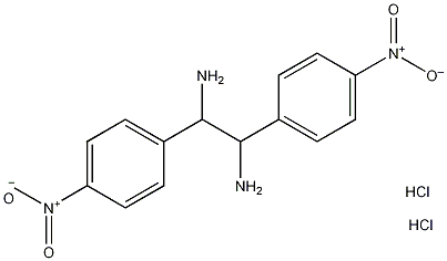 (1R,2R)-(+)-1,2-二(4-硝基苯基)乙二胺二盐酸盐结构式